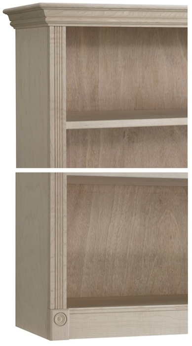 Federal Crown Bookcases