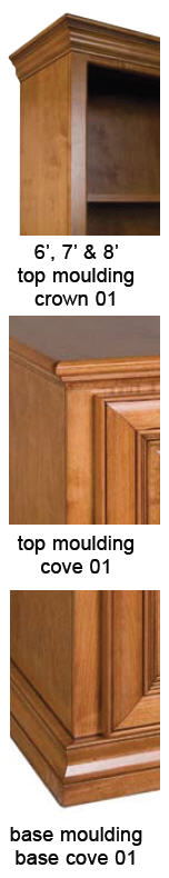Traditional Bookcase Details