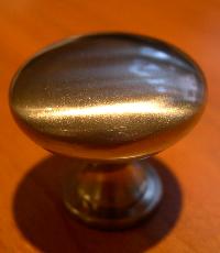 brushed nickel knob