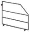 Tray Divider, 19-1/2"W x 18"H