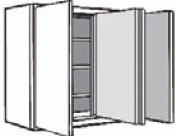 W4842: Kitchen Wall Cabinet, 48"w x  42"h x 12"d